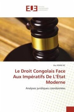 Le Droit Congolais Face Aux Impératifs De L¿État Moderne - ASANI M., Hur