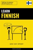 Learn Finnish - Quick / Easy / Efficient (eBook, ePUB)
