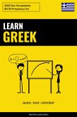Learn Greek - Quick / Easy / Efficient (eBook, ePUB)