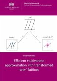 Efficient multivariate approximation with transformed rank-1 lattices