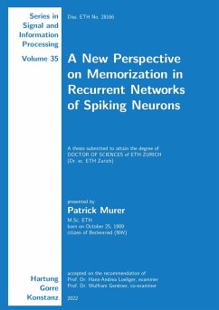 A New Perspective on Memorization in Recurrent Networks of Spiking Neurons - Murer, Patrick