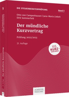 Cover Der mündliche Kurzvortrag