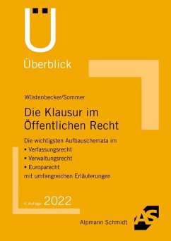 Die Klausur im Öffentlichen Recht - Wüstenbecker, Horst;Sommer, Christian