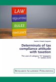 Determinats of tax compliance attitude with taxation