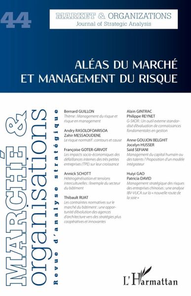 Aléas du marché et management du risque Aléas du marché et management du risque