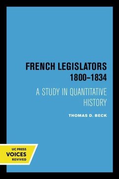 Cover French Legislators 1800 - 1834