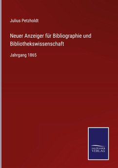 Cover Neuer Anzeiger für Bibliographie und Bibliothekswissenschaft