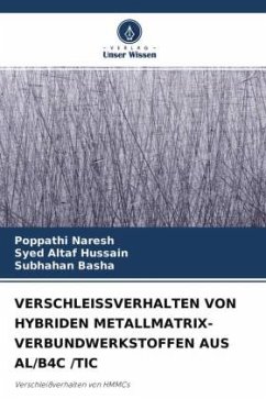 VERSCHLEISSVERHALTEN VON HYBRIDEN METALLMATRIX-VERBUNDWERKSTOFFEN AUS AL/B4C /TIC - Naresh, Poppathi;Altaf Hussain, Syed;Basha, Subhahan