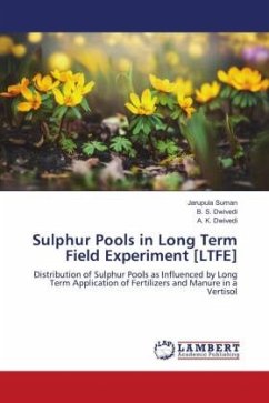 Sulphur Pools in Long Term Field Experiment [LTFE]