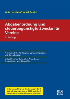 Abgabenordnung und steuerbegünstigte Zwecke für Vereine (eBook, PDF) - Dauber, Harald; Herzberg, Anja