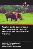 Analisi delle preferenze dei consumatori per gli attributi del bestiame in Nigeria