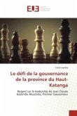 Le défi de la gouvernance de la province du Haut-Katanga