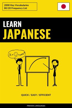 Cover Learn Japanese - Quick / Easy / Efficient (eBook, ePUB)