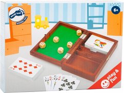 small foot 11363 - Spielebox mit Karten und Würfel, Spielset