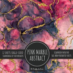 Pink Marble Abstract Scrapbook Paper Pad - Crafty As Ever