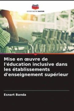 Mise en ¿uvre de l'éducation inclusive dans les établissements d'enseignement supérieur - Banda, Esnart