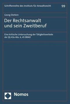 Cover Der Rechtsanwalt und sein Zweitberuf
