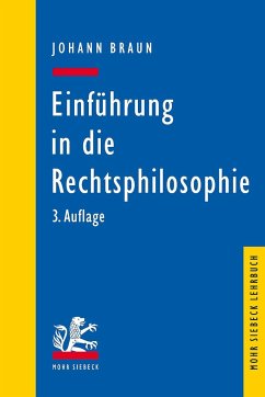 Einführung in die Rechtsphilosophie - Braun, Johann