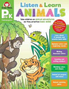 Animals, Prek Workbook - Evan-Moor Educational Publishers