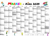 MARKER-King Wandplaner 2023