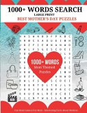 1000+ Words Search Large Print - Best Mother's Day Puzzles