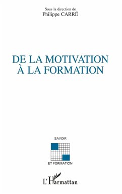 Cover DE LA MOTIVATION À LA FORMATION