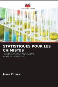 STATISTIQUES POUR LES CHIMISTES - Kithure, Joyce