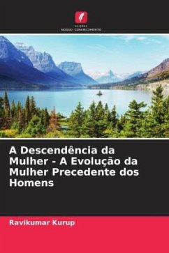 Cover A Descendência da Mulher - A Evolução da Mulher Precedente dos Homens