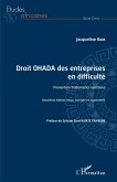 Droit OHADA des entreprises en difficulté Droit OHADA des entreprises en difficulté