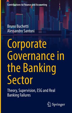 Corporate Governance in the Banking Sector (eBook, PDF) - Buchetti, Bruno; Santoni, Alessandro