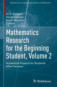 Mathematics Research for the Beginning Student, Volume 2