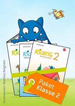 Die RiCHTiG Reihe. Paket Klasse 2 - Andreas, Renate;Baligand, Heike