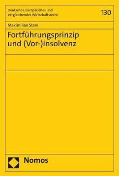 Cover Fortführungsprinzip und (Vor-)Insolvenz