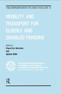 Mobility and Transport for Elderly and Disabled Patients (eBook, PDF) - Norrbom, Claes-Eric; Stahl, Agneta