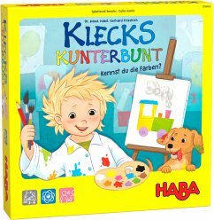 HABA 306669 - Klecks Kunterbunt, Kennst du die Farben?, Lernspiel