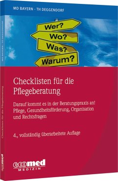 Checklisten für die Pflegeberatung - Medizinischer Dienst Bayern