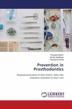 Prevention in Prosthodontics