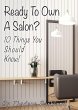Ready to Own a Salon? - Bild 1