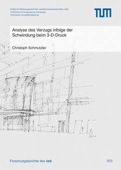 Cover Analyse des Verzugs infolge der Schwindung beim 3-D-Druck (eBook, PDF)