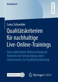 Qualitätskriterien für nachhaltige Live-Online-Trainings (eBook, PDF)