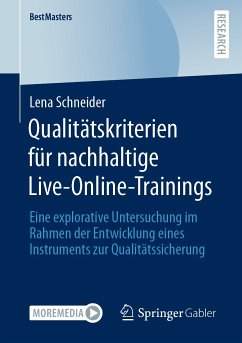 Qualitätskriterien für nachhaltige Live-Online-Trainings (eBook, PDF) - Schneider, Lena
