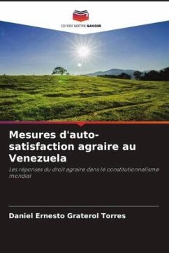 Mesures d'auto-satisfaction agraire au Venezuela - Graterol Torres, Daniel Ernesto