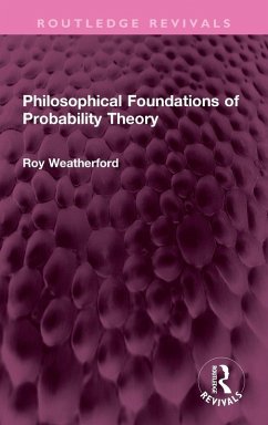 Cover Philosophical Foundations of Probability Theory