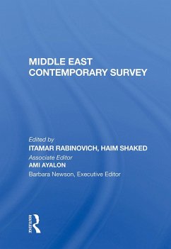 Middle East Contemporary Survey, Volume Xi, 1987 - Rabinovich, Itamar