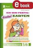 Ich-bin-fertig-Knobelkarten Mathematik Klassen 5-6 (eBook, PDF)