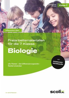Cover Freiarbeitsmaterialien für die 7. Klasse: Biologie