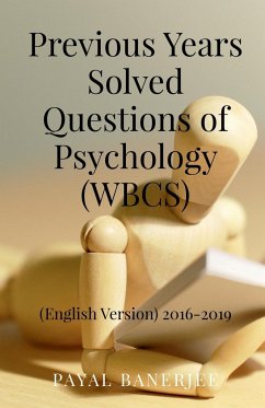 Previous Years Solved Questions of Psychology (WBCS) - Banerjee, Payal
