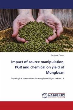 Impact of source manipulation, PGR and chemical on yield of Mungbean