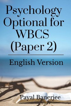 Psychology Optional for WBCS (Paper 2) - Banerjee, Payal