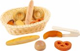 Small foot 11444 - Brotkorb-Set Fresh für Kinderküche/Kaufladen, Holz, 12-teilig